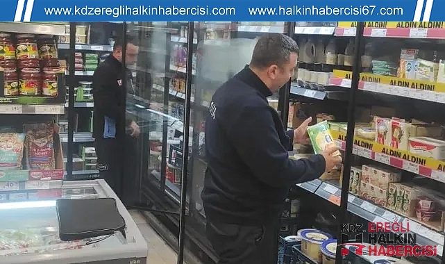Zonguldak'ta marketlerde fiyat etiketlerine takip!