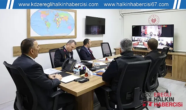 Vali Osman Hacıbektaşoğlu, İçişleri Bakanı Ali Yerlikaya'ya bilgi verdi