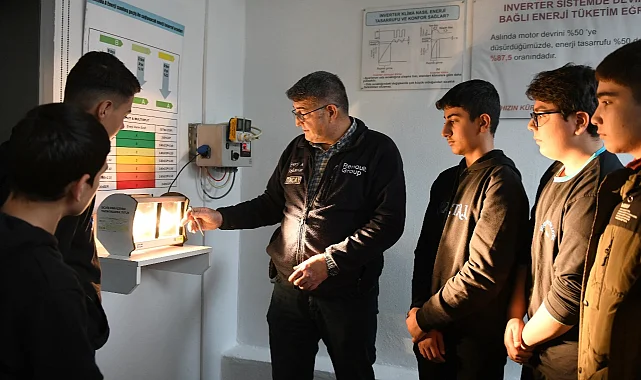 Gençlere uygulamalı enerji tasarrufu eğitimi