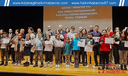 Minik yıldızlar ödüllerini aldı ...