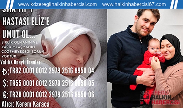 SMA TIP1 HASTASI ELİZ'E UMUT OL!
