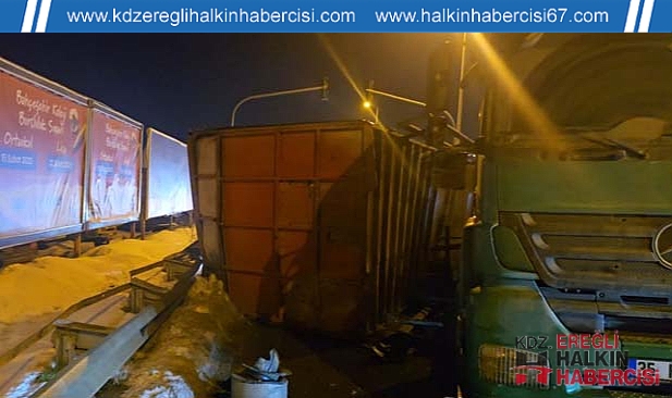 Alaplı'da kaza! Onlarca tavuk telef oldu