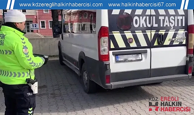 Okul servis araçlarına yönelik denetimler!
