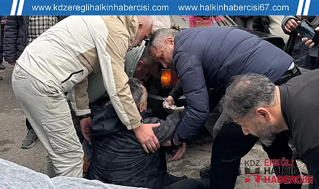 Sürücülerin yumruklu yol kavgası ...