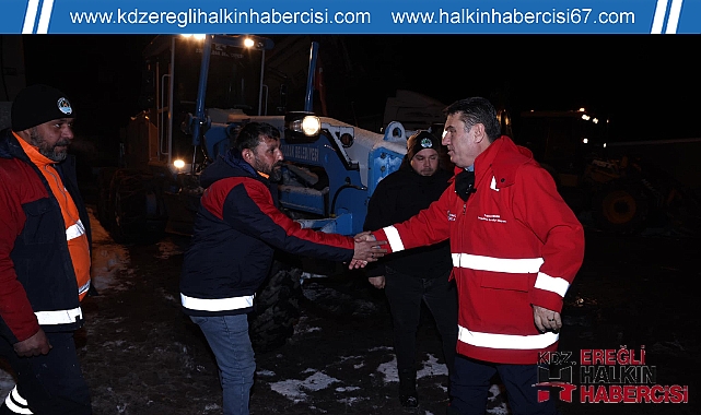 Tahsin Erdem gece mesaisinde!...