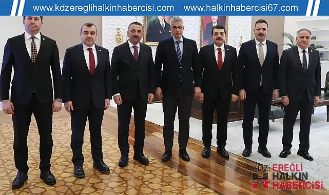 Zonguldak heyeti, Sağlık Bakanı Kemal Memişoğlu'nu ziyaret etti ...