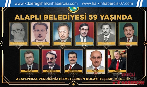 Alaplı Belediyesi 59 yaşında ...