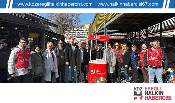 CHP Kdz.Ereğli Kadın Kolları'ndan çorba ikramı
