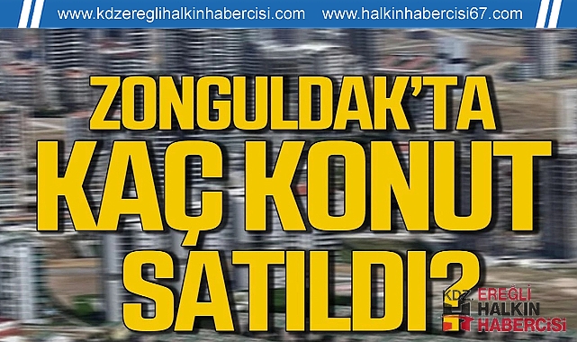 Zonguldak'ta Şubat Ayında 543 Konut Satıldı