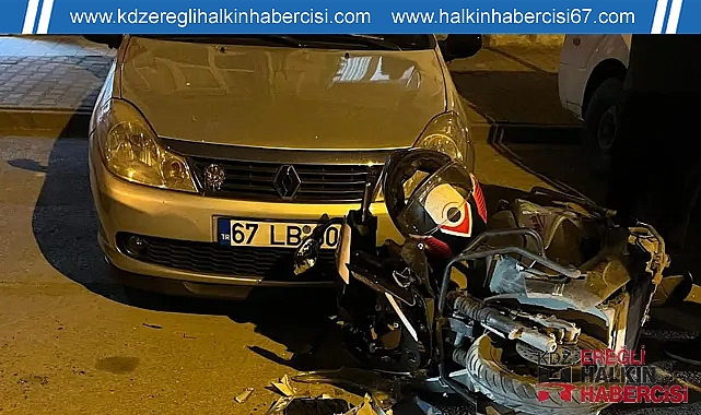 KDZ.EREĞLİ'DEKİ KAZADA SÜRÜCÜ AĞIR YARALANDI