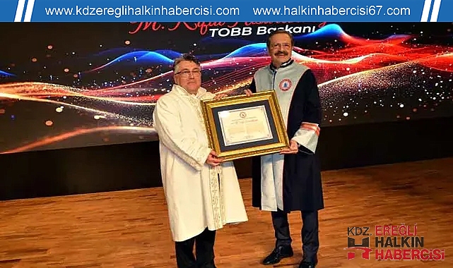 Rifat Hisarcıklıoğlu'na Fahri Doktora Takdim Edildi