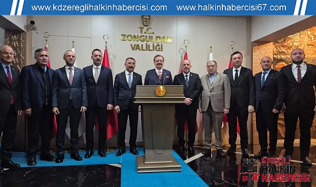 TOBB Başkanı Rifat Hisarcıklıoğlu, Vali Osman Hacıbektaşoğlu'nu ziyaret etti