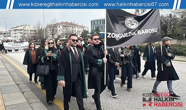 ZONGULDAK BAROSU ANKARA’DA ADALET YÜRÜYÜŞÜNDEYDİ