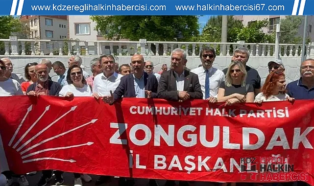 CHP Zonguldak Teşkilatı tam kadro Düzce mitinginde