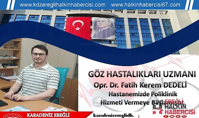 GÖZ DOKTORU GÖREVİNE BAŞLADI