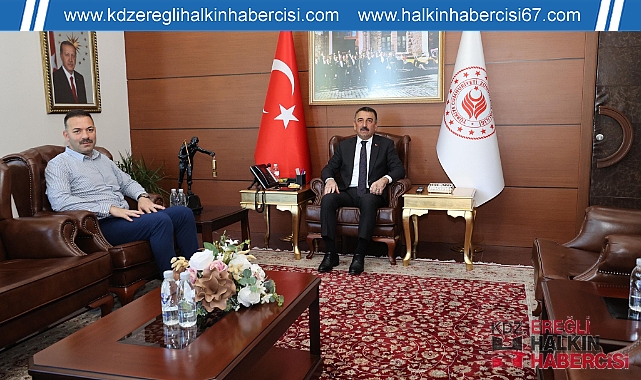 Mustafa Çağlayan'dan Vali Osman Hacıbektaşoğlu'na ziyaret