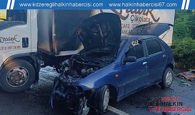 Zonguldak-Karabük yolunda feci kaza!...