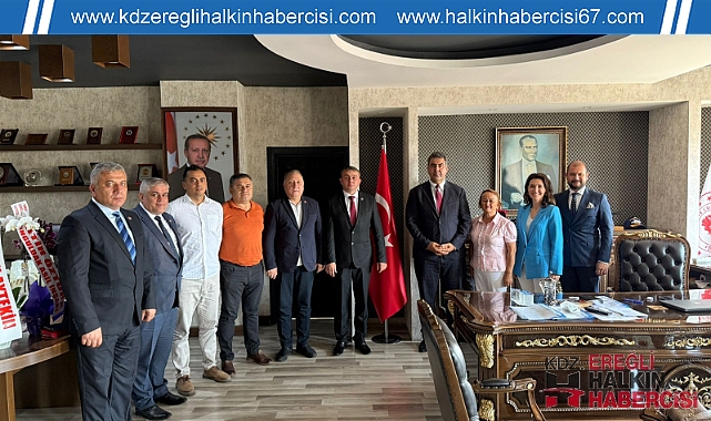 CHP MECLİS ÜYLERİNDEN KAYMAKAM YILMAZ'A HAYIRLI OLSUN' ZİYARETİ