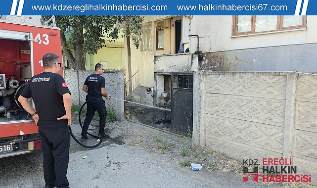 Devriye Atan Polislerin Fark Ettiği Yangın Kısa Sürede Söndürüldü ....