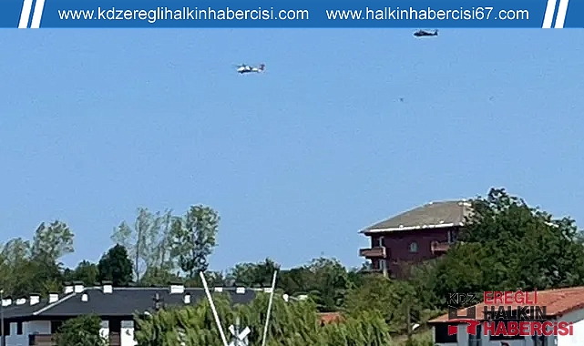 Helikopterler Zonguldak Havaalanı'nda!