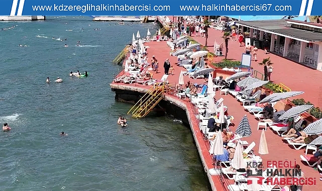 KDZ.EREĞLİ'DE DENİZ SUYU MÜKEMMEL SEVİYEDE