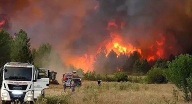 Orman yangını! 10 orman işçisi şehit oldu!