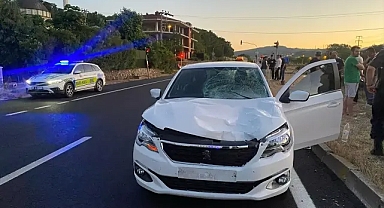 Otomobilin çarptığı yaya hayatını kaybetti ...