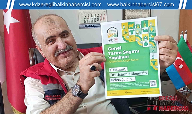 Tarım sayımı başladı ....