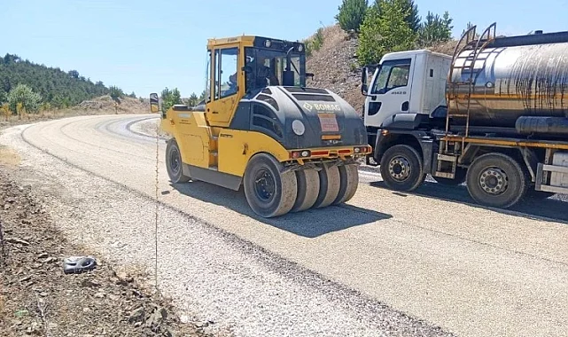 Dağ ilçelerinin yollarına Büyükşehir imzası