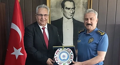 Fahri Aktaş'tan Mehmet Yapıcı'ya hoş geldin ziyareti