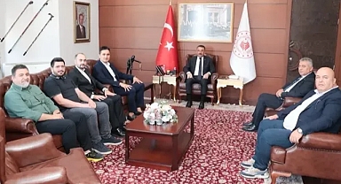 Kdz.Ereğli Belediye Spor'dan Vali Osman Hacıbektaşoğlu'na Ziyaret