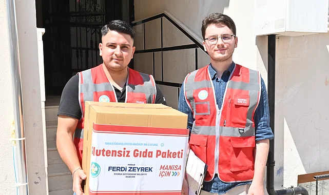 Manisa Büyükşehir'den çölyak ve fenilketonüri hastalarına gıda desteği