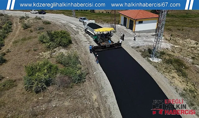 Zonguldak’ta köy yollarına BSK asfalt, 8 kilometrelik yol konforlu hale geliyor