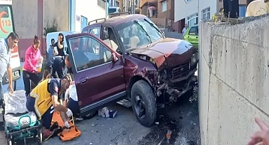 Zonguldak’ta otomobilin freni patladı olanlar oldu!