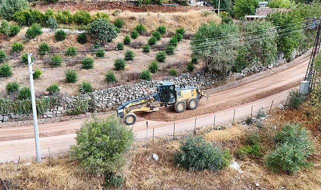 Antalya'nın kırsalında asfalt seferberliği