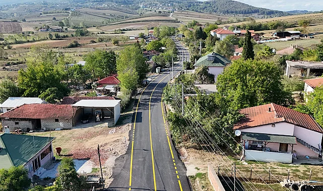 Sakarya Söğütlü'nün yenilenen grup yollarına vatandaşlardan tam not