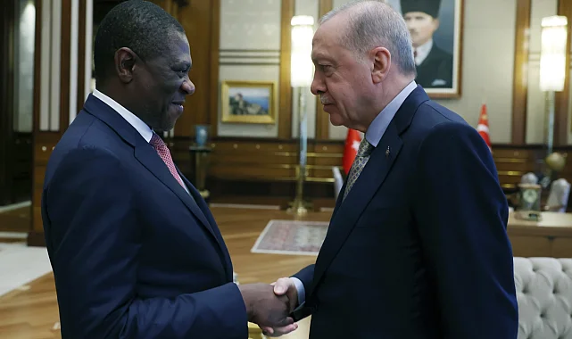 Erdoğan, Mashatile'yi Külliye'de kabul etti