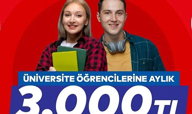 İstanbul Maltepe'den üniversitelilere aylık 3 bin TL destek