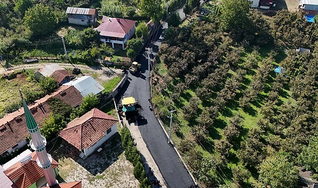 Sakarya Akyazı'nın kırsal yolları Büyükşehir'le güzelleşiyor