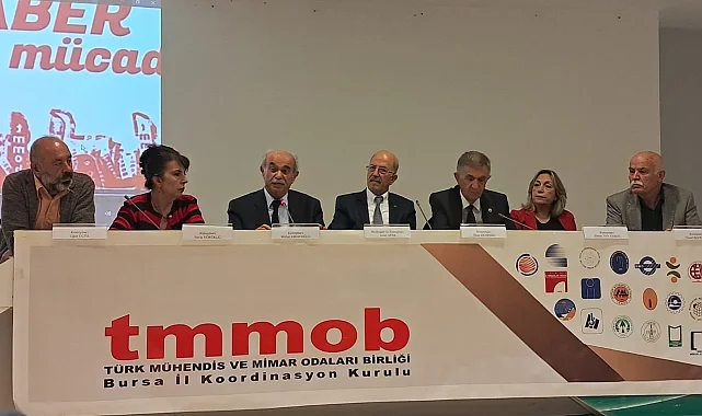 TMMOB Bursa: Bilimin ve dayanışmanın ışığını büyütmeye devam edeceğiz