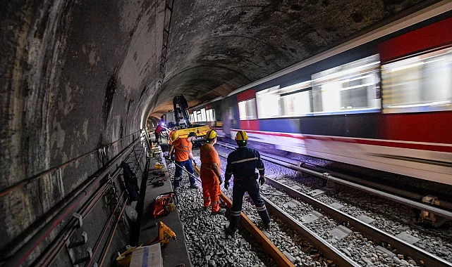 İzmir Metrosu'nda bakım zamanı