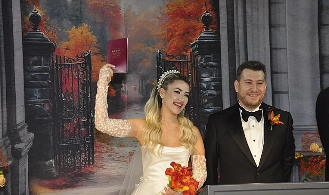 Görkemli düğün mutluluk saçtı