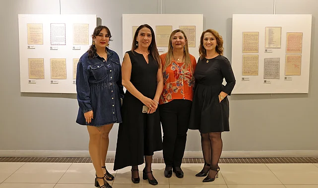 Mersin'de ustalardan genç kuşaklara seslenen mesajlar... "Konuşan Mektuplar" sergisi açıldı