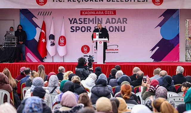 Yasemin Adar Spor Salonu Keçiören'de kadınların hizmetinde