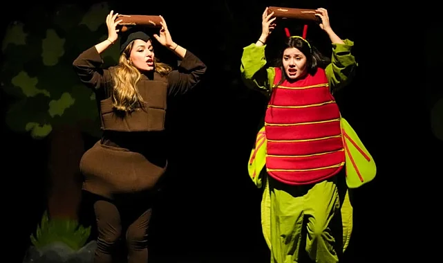 'Ağustos Böceği ve Karınca' Trabzon'da sahnelendi