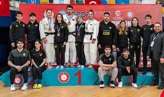 Konya bisiklette zirvede, judoda kürsüde