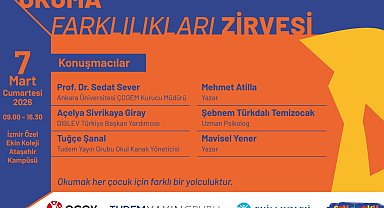 Okuma Farklılıkları Zirvesi 7 Mart'ta İzmir'de gerçekleşiyor