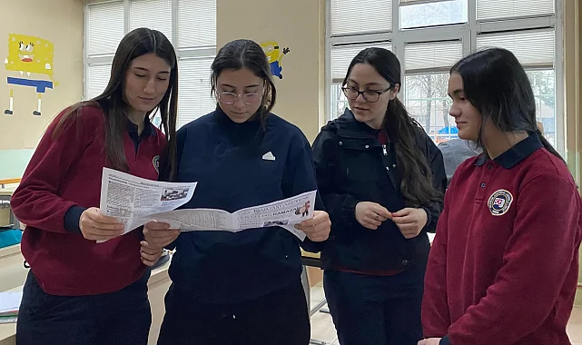 Sinop'ta öğrencilerden Ramazan Gazetesi