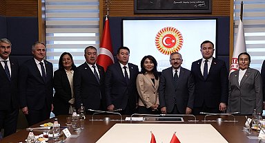 Türkiye ile Kırgızistan dostluk grupları TBMM'de görüştü