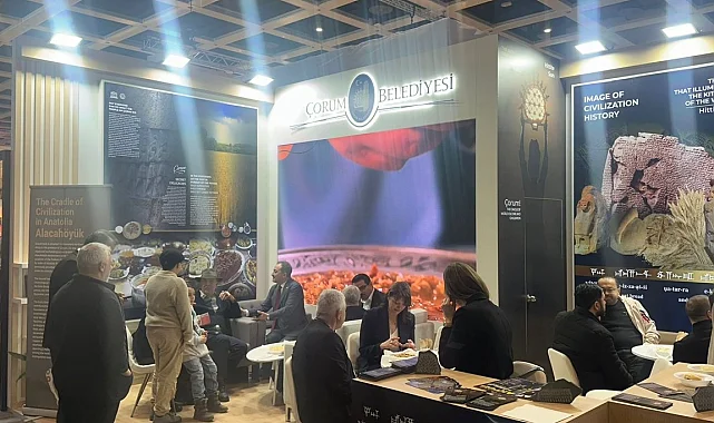 Berlin'de Çorum standına büyük ilgi